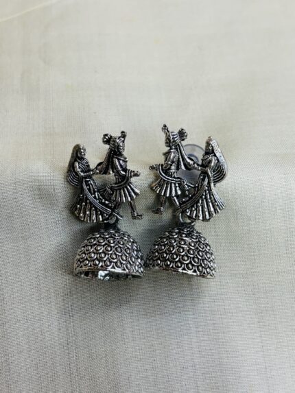 Oxidised Jhumka